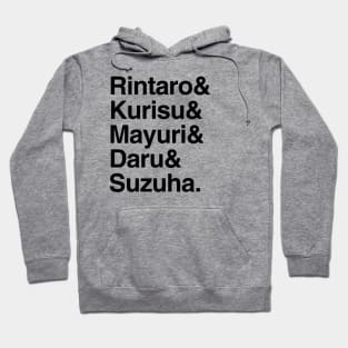 Rintaro & Kurisu & Mayuri & Daru & Suzuha Hoodie